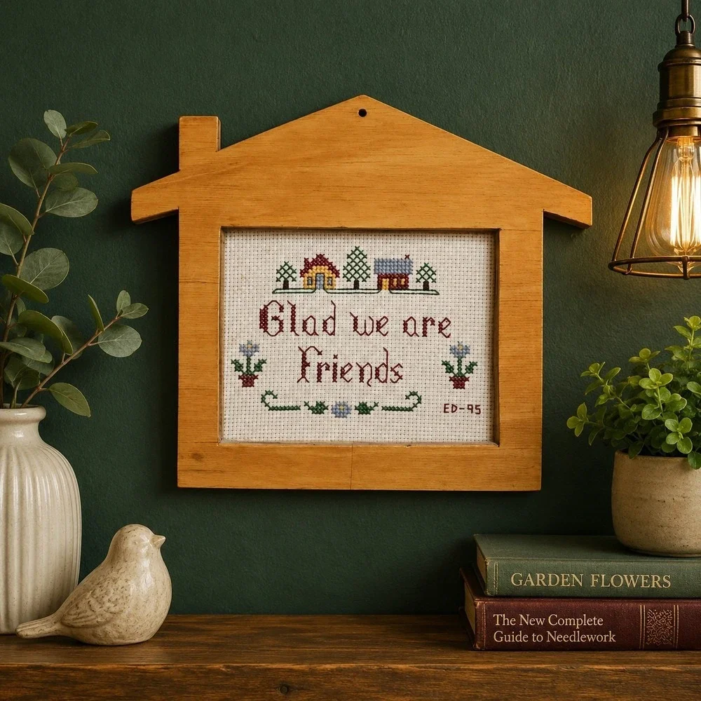 Cross Stitch Wall Hanging 